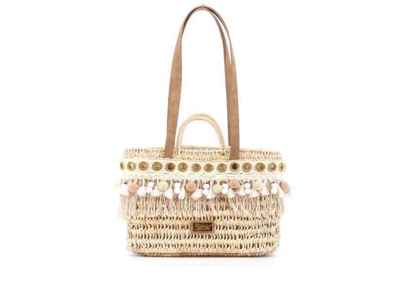 Shopper nudos BALI Beige